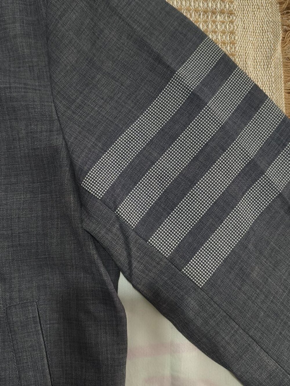 Thom Browne Stand-Collar Zip Jacket - Picture 3 of 8